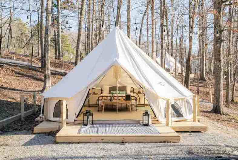 San Diego Glamping Tent Baileys Palomar