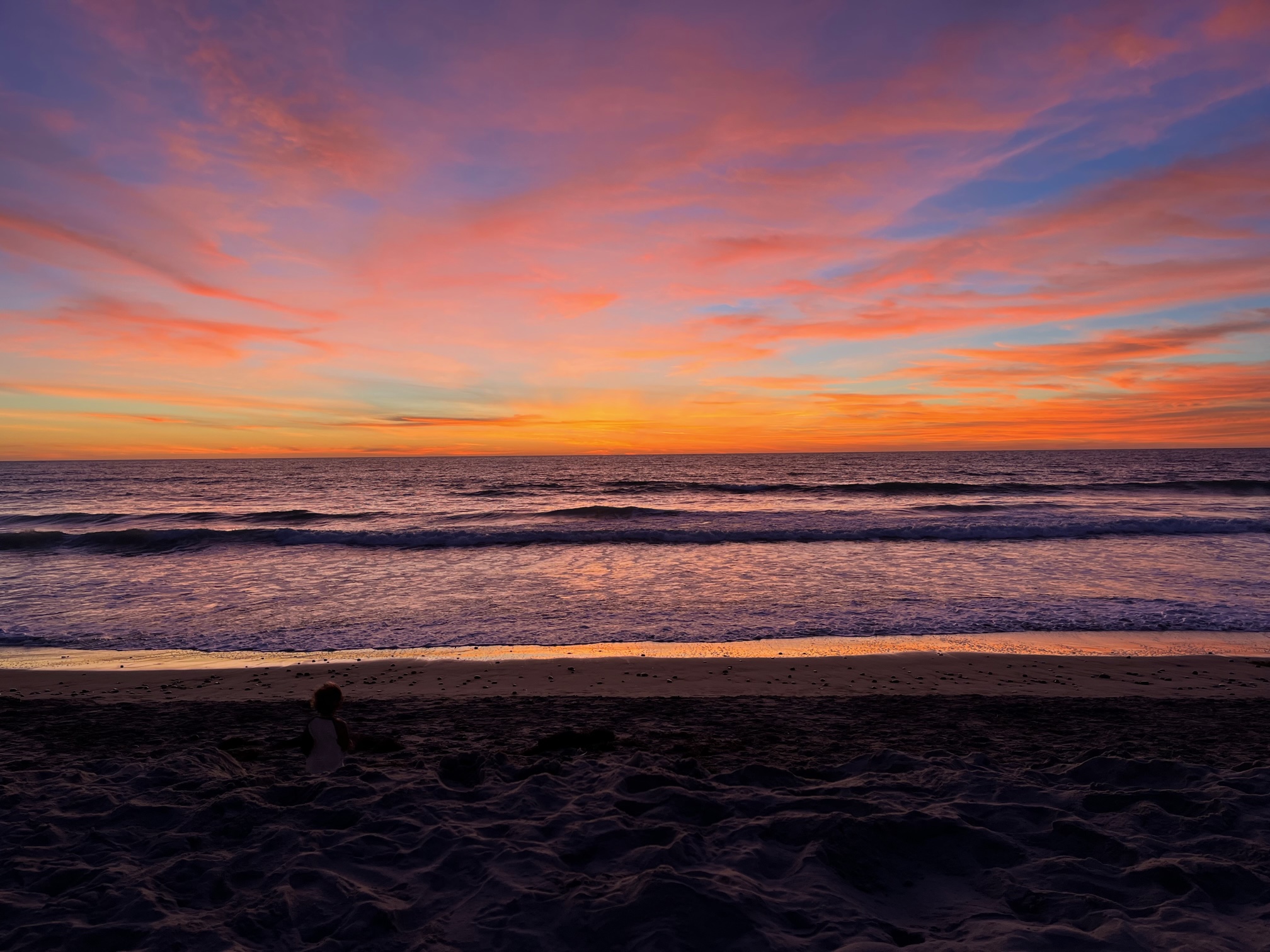 California Beach Sunset San Diego