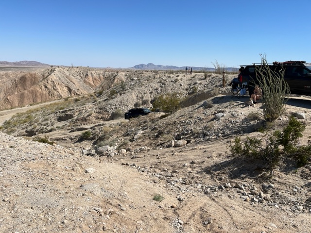 Off-roading Anza Borrego Diablo Drop Off