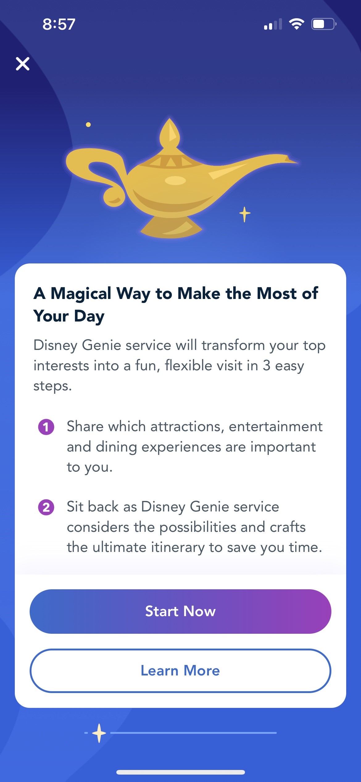 Disney Genie Service