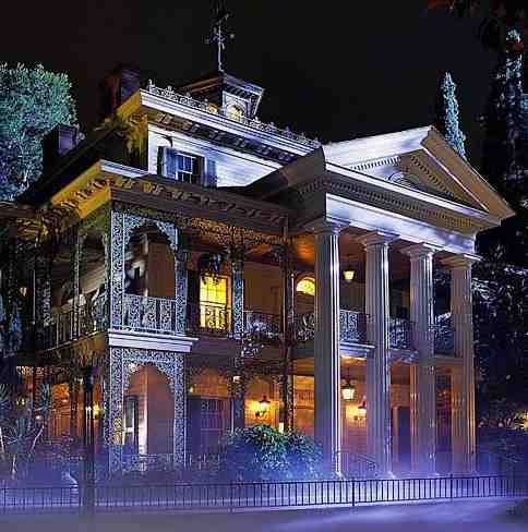Disneyland Haunted Mansion Night