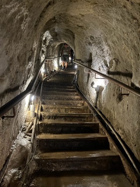 La Jolla Cave stairs to Sunny Jim