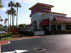 McDonalds Fast Food Restaurant Disneyland Anaheim California