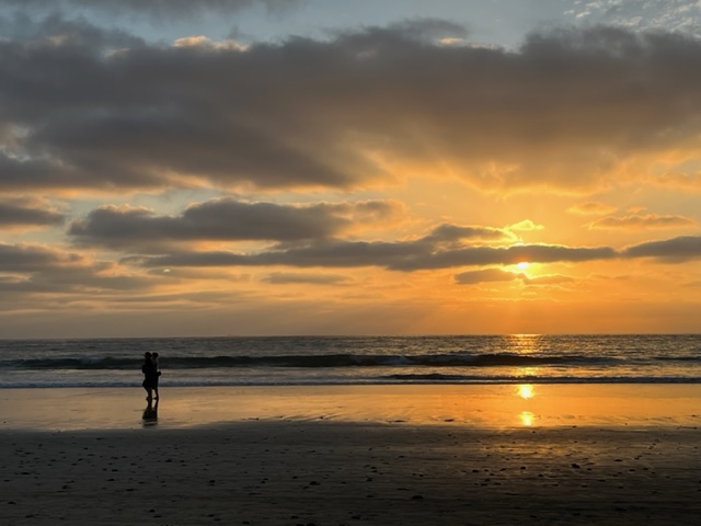 San Diego Sunset at Moonlight Beach