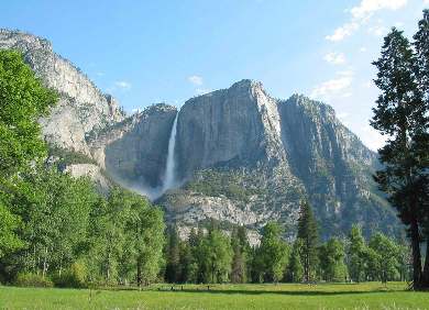 Yosemite Falls in Yosemite Valley